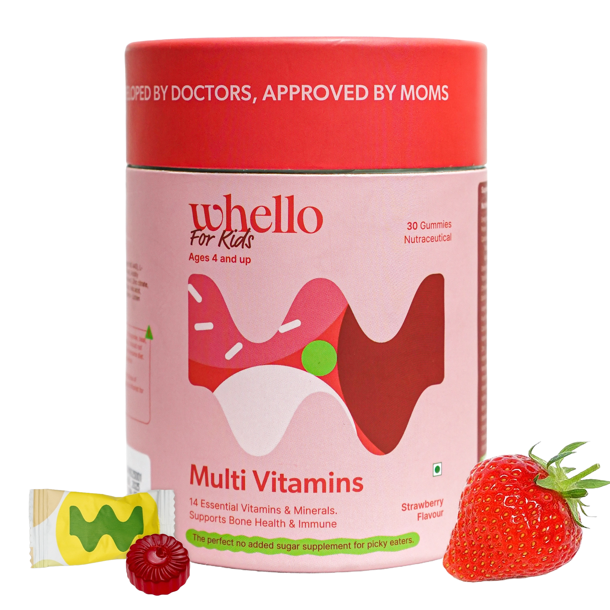 Kids Daily Multivitamin and Fibre (Strawberry Flavour)