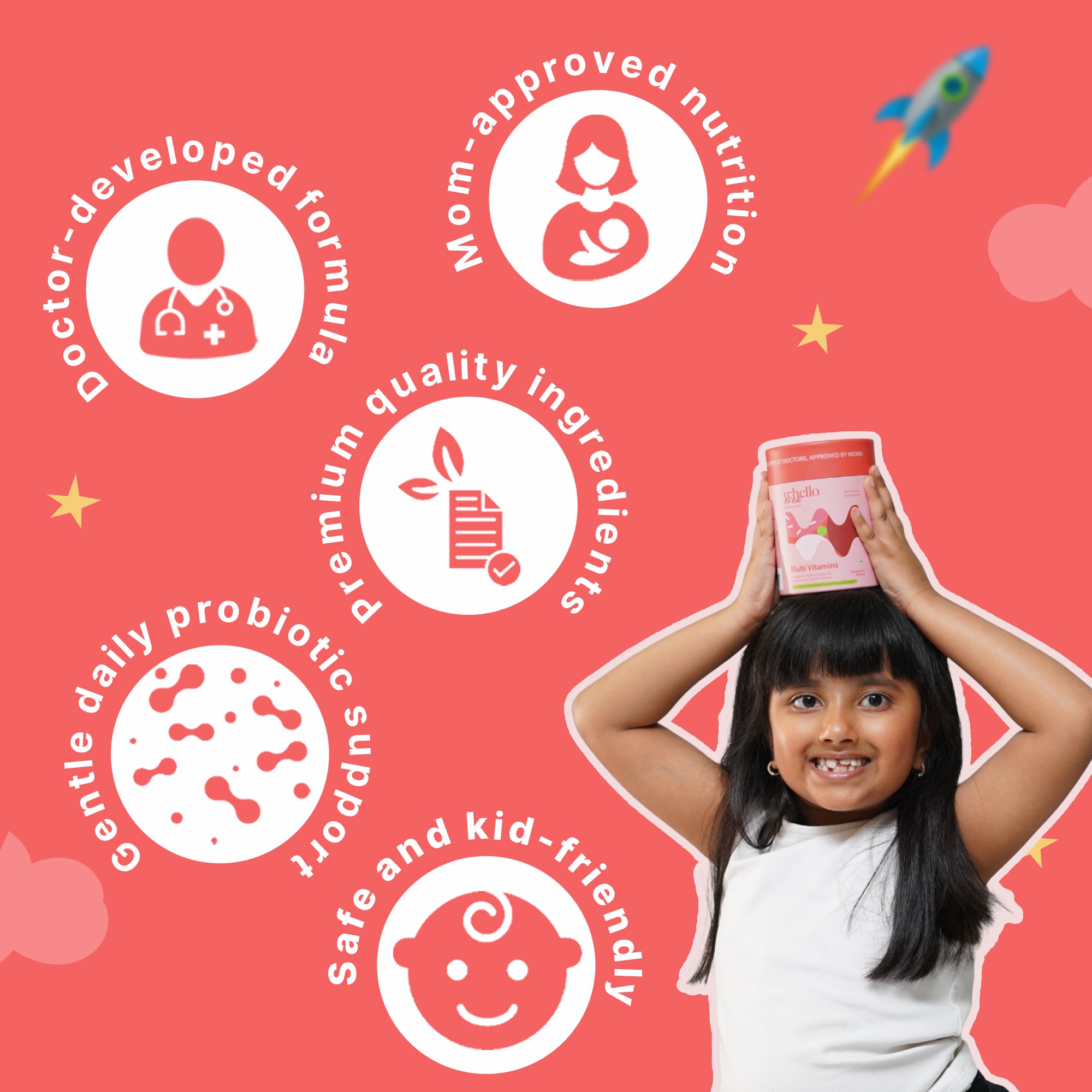 Kids Daily Multivitamin and Fibre (Strawberry Flavour)