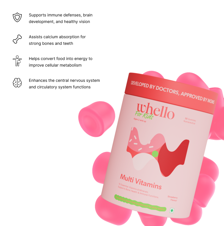 Kids Daily Multivitamin and Fibre (Strawberry Flavour)