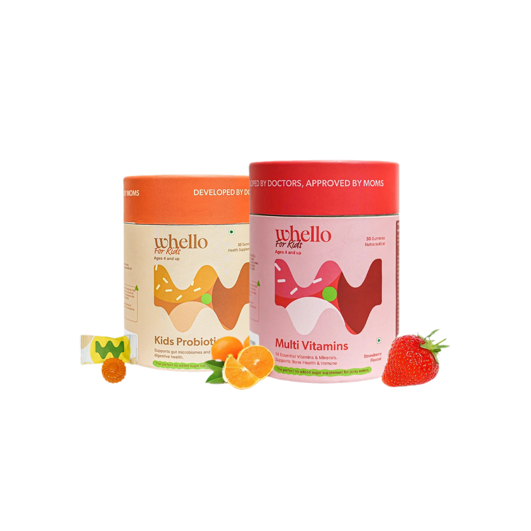 WHELLO Immunity & Gut Health Gummies Combo